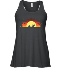 Load image into Gallery viewer, Disney Lion King Gradient Sunset Trio Women Racerback Tank