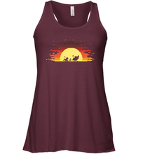 Load image into Gallery viewer, Disney Lion King Gradient Sunset Trio Women Racerback Tank