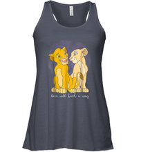Load image into Gallery viewer, Disney Lion King Simba Nala Love Valentine's Women Racerback Tank