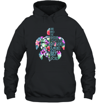 Load image into Gallery viewer, And Into The Ocean I Go To Lose My Mind Find My Soul Turtle Unisex Hooded Sweatshirt