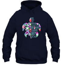 Load image into Gallery viewer, And Into The Ocean I Go To Lose My Mind Find My Soul Turtle Unisex Hooded Sweatshirt
