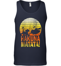 Load image into Gallery viewer, Disney Lion King Hakuna Matata Profile Graphic Men Cotton Tank Top