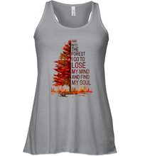 Load image into Gallery viewer, Into The Forest I Go, To Lose My Mind And Find My Soul Women Racerback Tank