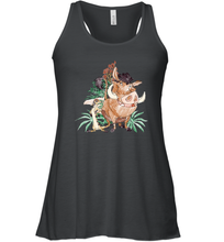 Load image into Gallery viewer, Disney Lion King Timon And Pumba Doodle Women Racerback Tank
