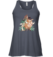 Load image into Gallery viewer, Disney Lion King Timon And Pumba Doodle Women Racerback Tank