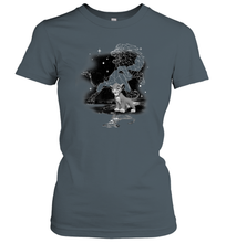 Load image into Gallery viewer, Disney Lion King Young Simba Star Gazing Premium Women Cotton T-Shirt