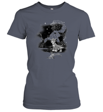 Load image into Gallery viewer, Disney Lion King Young Simba Star Gazing Premium Women Cotton T-Shirt