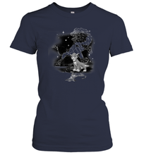 Load image into Gallery viewer, Disney Lion King Young Simba Star Gazing Premium Women Cotton T-Shirt