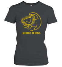 Load image into Gallery viewer, Disney Lion King Simba Cave Painting Women Cotton T-Shirt