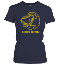 Load image into Gallery viewer, Disney Lion King Simba Cave Painting Women Cotton T-Shirt