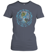 Load image into Gallery viewer, And Into The Forest I Go To Lose My Mind And Find My Soul tee Women Cotton T-Shirt