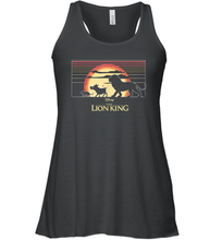 Load image into Gallery viewer, Disney The Lion King Simba And Friends Sunset Logo Women Racerback Tank