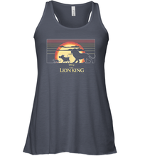 Load image into Gallery viewer, Disney The Lion King Simba And Friends Sunset Logo Women Racerback Tank