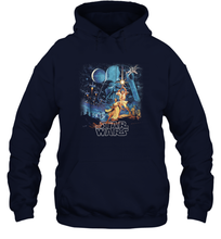 Load image into Gallery viewer, Star Wars A New Hope Faded Vintage Poster Graphic Unisex Hooded Sweatshirt