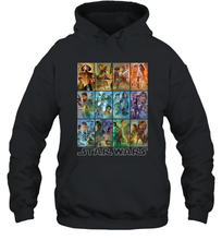 Load image into Gallery viewer, Star Wars Celebration Mural Art Panels Unisex Hooded Sweatshirt