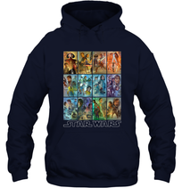 Load image into Gallery viewer, Star Wars Celebration Mural Art Panels Unisex Hooded Sweatshirt