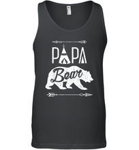 Load image into Gallery viewer, Papa Bear T shirt Fathers Day Family Matching Couple Men Men Cotton Tank Top