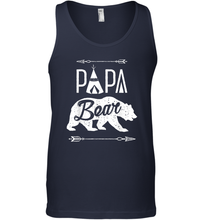Load image into Gallery viewer, Papa Bear T shirt Fathers Day Family Matching Couple Men Men Cotton Tank Top