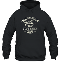 Load image into Gallery viewer, Star Wars Rebel X Wing Starfighter Corps Collegiate Unisex Hooded Sweatshirt