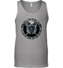 Load image into Gallery viewer, Into The Ocean I Go To Lose My Mind and Find My Soul Men Cotton Tank Top