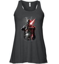 Load image into Gallery viewer, Star Wars Darth Vader Lightsaber Portrait Women Racerback Tank