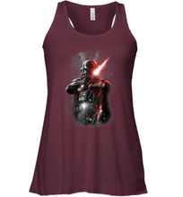 Load image into Gallery viewer, Star Wars Darth Vader Lightsaber Portrait Women Racerback Tank