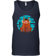 Load image into Gallery viewer, Disney The Lion King Happy Pumbaa Men Cotton Tank Top
