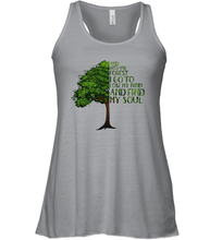 Load image into Gallery viewer, And Into The Forest I Go To Lose My Mind And Find My Soul Graphic Women Racerback Tank