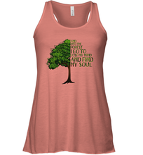 Load image into Gallery viewer, And Into The Forest I Go To Lose My Mind And Find My Soul Graphic Women Racerback Tank