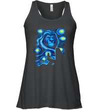 Load image into Gallery viewer, Disney Lion King Mufasa Starry Night Pride Rock Women Racerback Tank