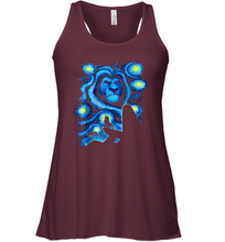 Load image into Gallery viewer, Disney Lion King Mufasa Starry Night Pride Rock Women Racerback Tank