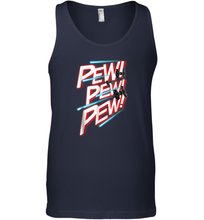 Load image into Gallery viewer, Star Wars TIE Fighter Pew Pew Pew Graphic Men Cotton Tank Top