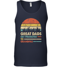Load image into Gallery viewer, Mens Great Dads Get Promoted To Grandpas T Shirt Mens Vintage Men Cotton Tank Top