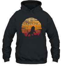 Load image into Gallery viewer, Disney Lion King Simba Sunset Heat Wave Unisex Hooded Sweatshirt