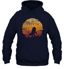 Load image into Gallery viewer, Disney Lion King Simba Sunset Heat Wave Unisex Hooded Sweatshirt