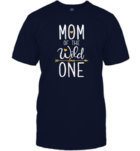 Load image into Gallery viewer, Mom of the Wild One T shirt Mother Moms Mommy Women Gifts Men Cotton T-Shirt