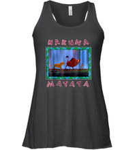 Load image into Gallery viewer, Disney Lion King Hakuna Matata Pattern Square Women Racerback Tank