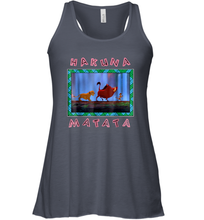 Load image into Gallery viewer, Disney Lion King Hakuna Matata Pattern Square Women Racerback Tank