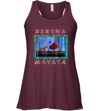 Load image into Gallery viewer, Disney Lion King Hakuna Matata Pattern Square Women Racerback Tank