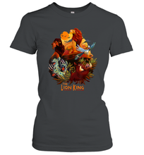 Load image into Gallery viewer, Disney Lion King Main Cast Poster Women Cotton T-Shirt