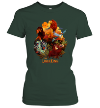 Load image into Gallery viewer, Disney Lion King Main Cast Poster Women Cotton T-Shirt