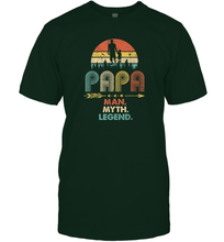 Load image into Gallery viewer, Papa Man Myth Legend T Shirt Vintage For Mens Dad Father Men Cotton T-Shirt