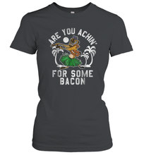Load image into Gallery viewer, Disney Lion King Timon Achin' Bacon Women Cotton T-Shirt