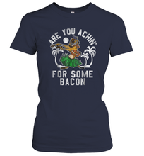 Load image into Gallery viewer, Disney Lion King Timon Achin' Bacon Women Cotton T-Shirt