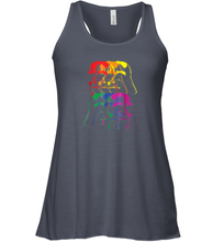 Load image into Gallery viewer, Star Wars Darth Vader Rainbow Darkside Pride Graphic Women Racerback Tank