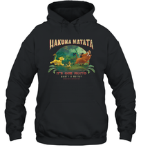 Load image into Gallery viewer, Disney Lion King Hakuna Matata Motto Simba Timon Pumbaa Unisex Hooded Sweatshirt