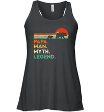Load image into Gallery viewer, Papa Bear Man Myth Legend T Shirt Vintage For Mens Dad Father Women Racerback Tank