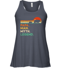 Load image into Gallery viewer, Papa Bear Man Myth Legend T Shirt Vintage For Mens Dad Father Women Racerback Tank