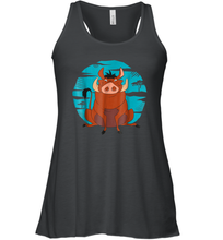 Load image into Gallery viewer, Disney The Lion King Happy Pumbaa Women Racerback Tank