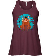 Load image into Gallery viewer, Disney The Lion King Happy Pumbaa Women Racerback Tank